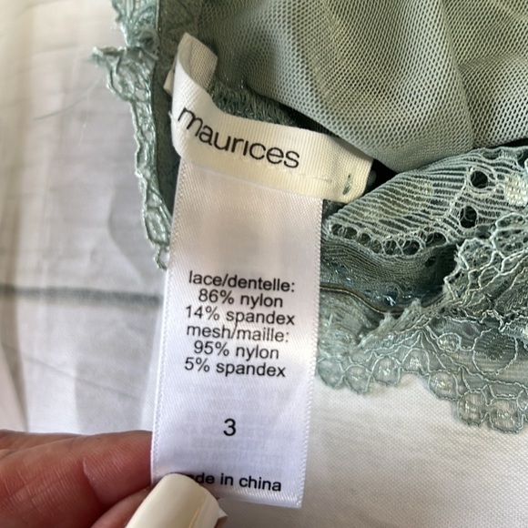 Maurices Sage Lace Bralette - Picture 4 of 8